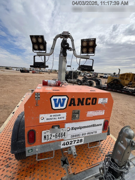 2024 Wanco WLTT-4MM4K Diesel, Deep Sea Controller, Shore Power Plug, Auto Start, (4) 350W LED Floodlights, 4kW Generator, 60 Gal Fuel Tank, 2" Ball, T3