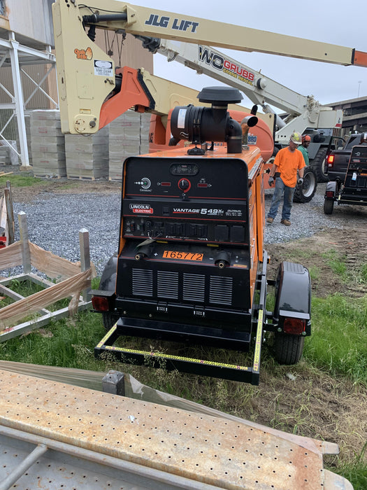 2021 Lincoln Electric Vantage 549X Ready Pak 3, ORANGE (includes trailer, cable rack, fender light kit)