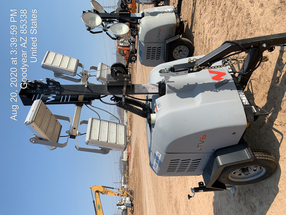 2019 Wacker Neuson LTV6K-LED Standard LED Towable Light Tower w/None