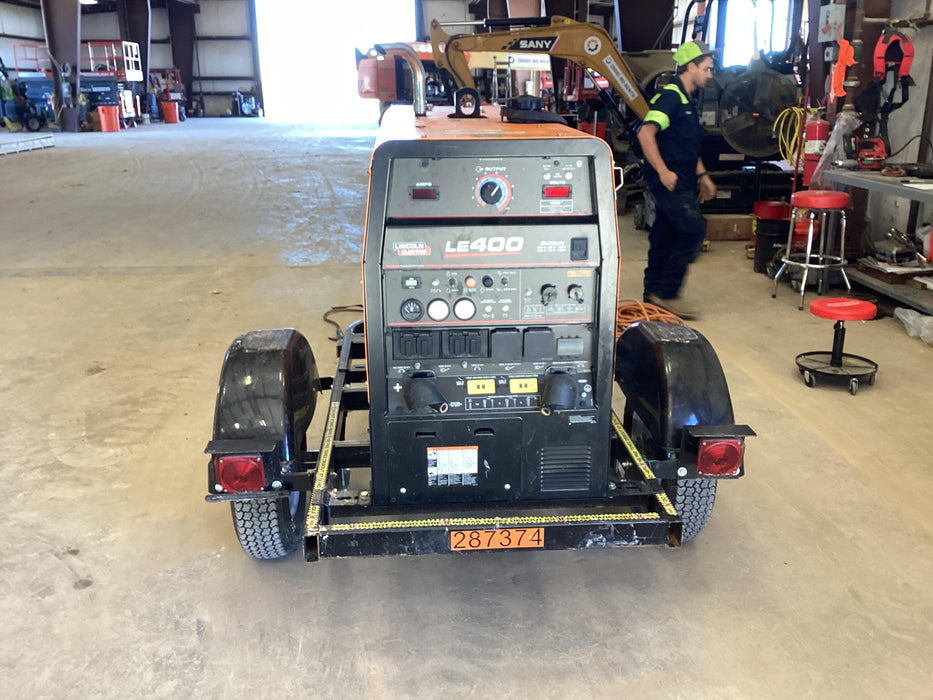 2022 Lincoln Electric LE400 Kubota V1505, Trlr, Cable Rack, Light Kit, ES Decals, T3