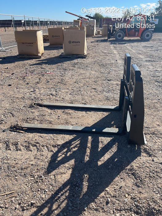 2021 FEMA 60" Skid Steer Forks FEMA