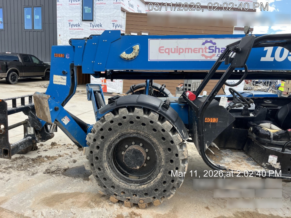 2017 Genie GTH-1056 Genie GTH1056, Solid Tires, 60" carriage, Light Kit, Open ROPS