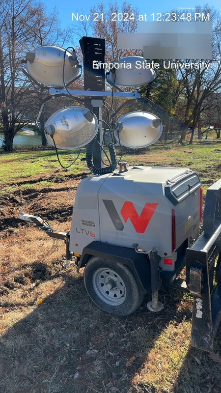 2018 Wacker Neuson LTV6L-MH Wacker Neuson LTV6L Mobile Light Tower w/Fuel Level Sensor Installed