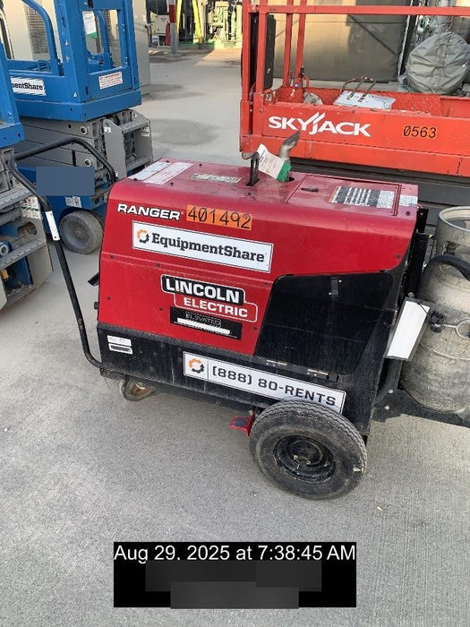 2024 Lincoln Electric Ranger 305 LPG Ranger 305 LPG, Undercarriage, Tank Holder & Strap, 10kw AC Gen, 25hp Kohler LPG Eng