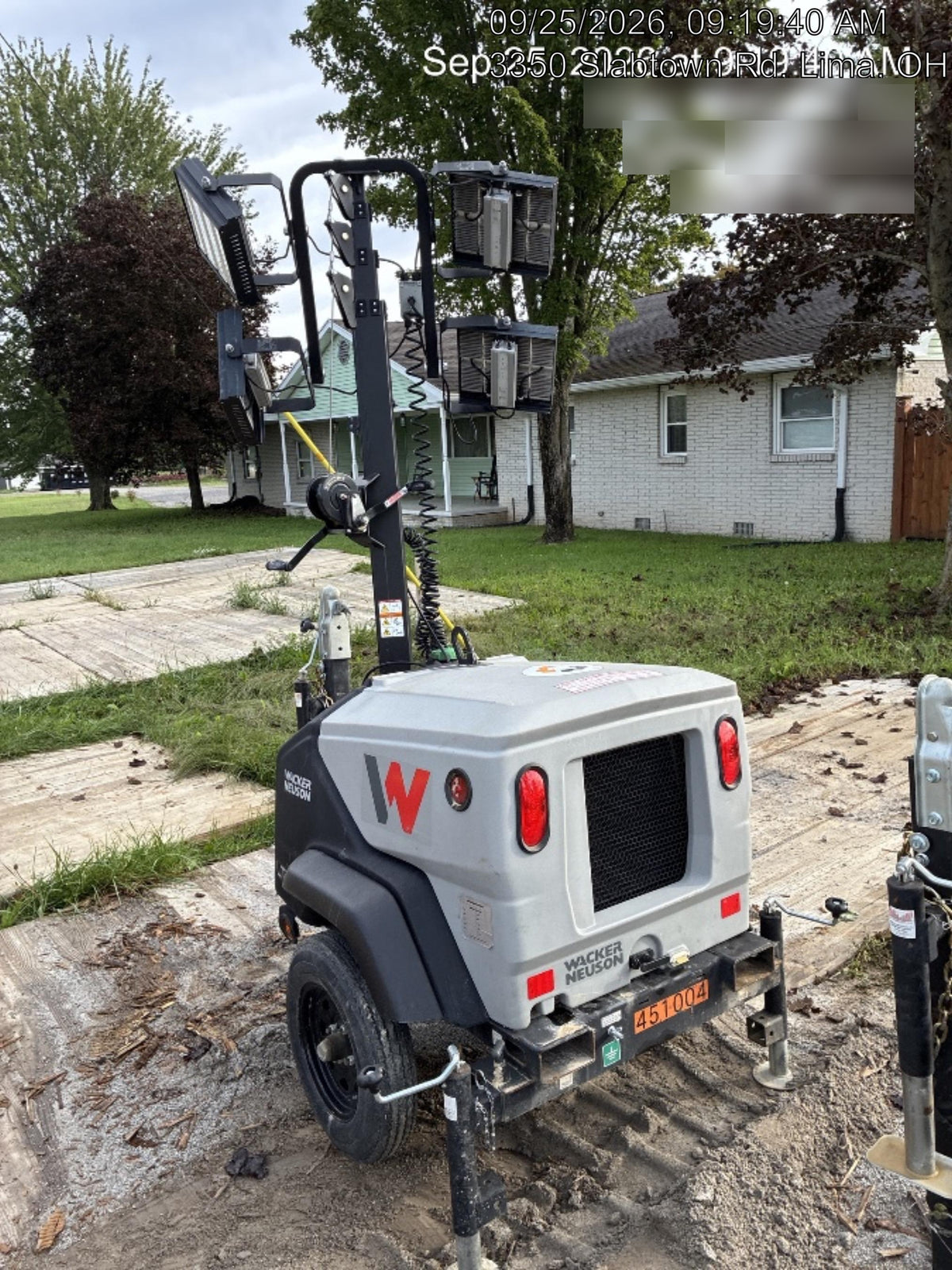2024 Wacker Neuson LTT4 Diesel, Kohler KDW702, Deep Sea Controller, Auto Start, LED 320W, Bypass Outlet, T3