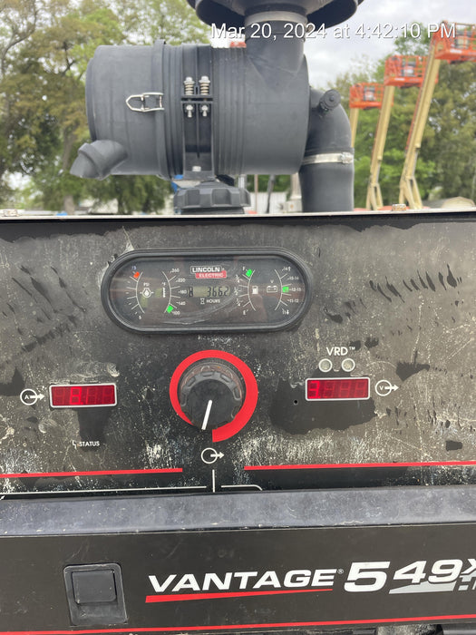 2022 Lincoln Electric Vantage 549X Crosslink Technology, Trailer Mounted, ES Decals, T3