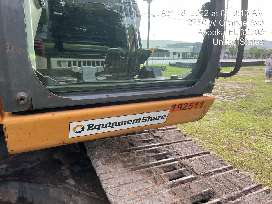 2015 Case CX210C CAB A/C, 9'-8" ARM, STEEL TRACKS, AUX HYD, THUMB