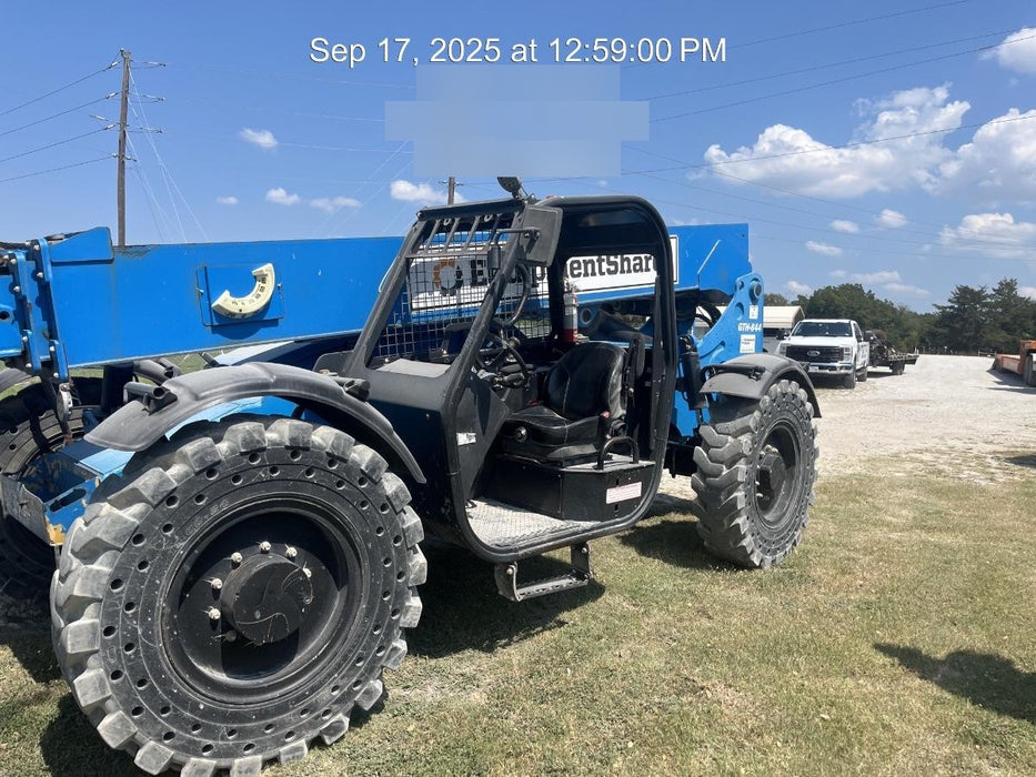 2019 Genie GTH-844 Canopy, Solid RT Tires, LED Work Lights, Beacon 60" QA Carriage, 48" Forks