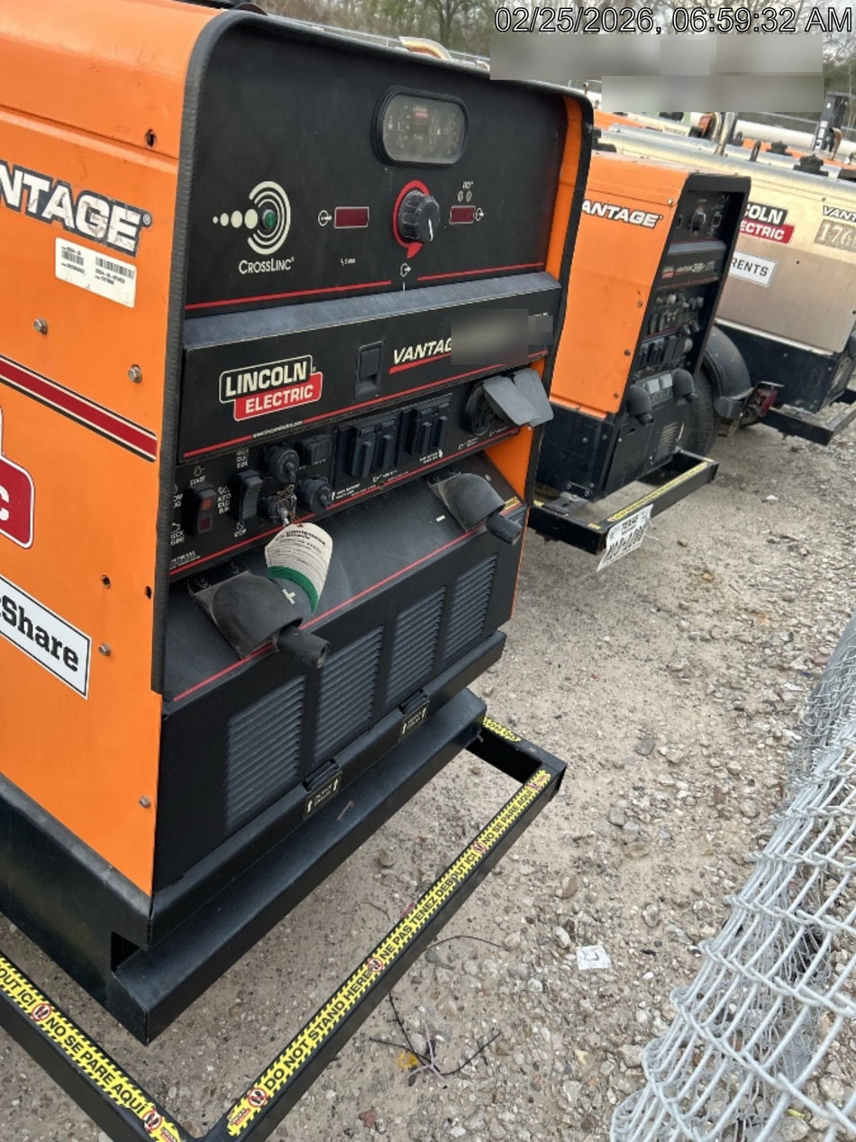 2023 Lincoln Electric Vantage 549X Crosslink Technology, Trailer Mounted, ES Decals, T3