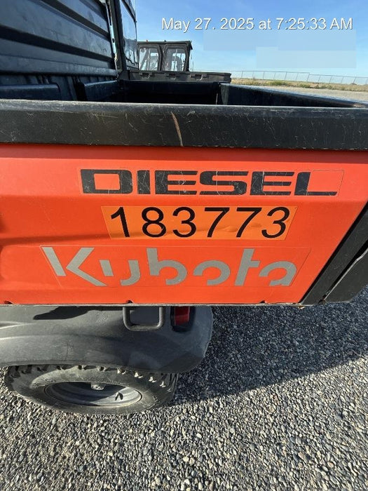 2021 Kubota RTV-X1140W-H Plastic Canopy, Windshield Acrylic Clear, LED Strobe Light, Wire Harness Kit, Back up Alarm