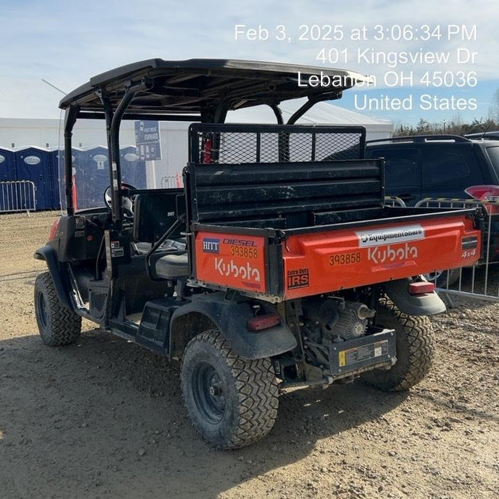 2024 Kubota RTV-X1140W-H 4WD, LED Strobe, Windshield Acrylic Clear, Plastic Canopy, Wire Harness Kit, Backup Alarm