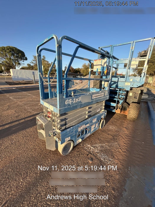 2018 Genie GS-1930 Genie GS-1930 Scissor Lift w/Standard Options
