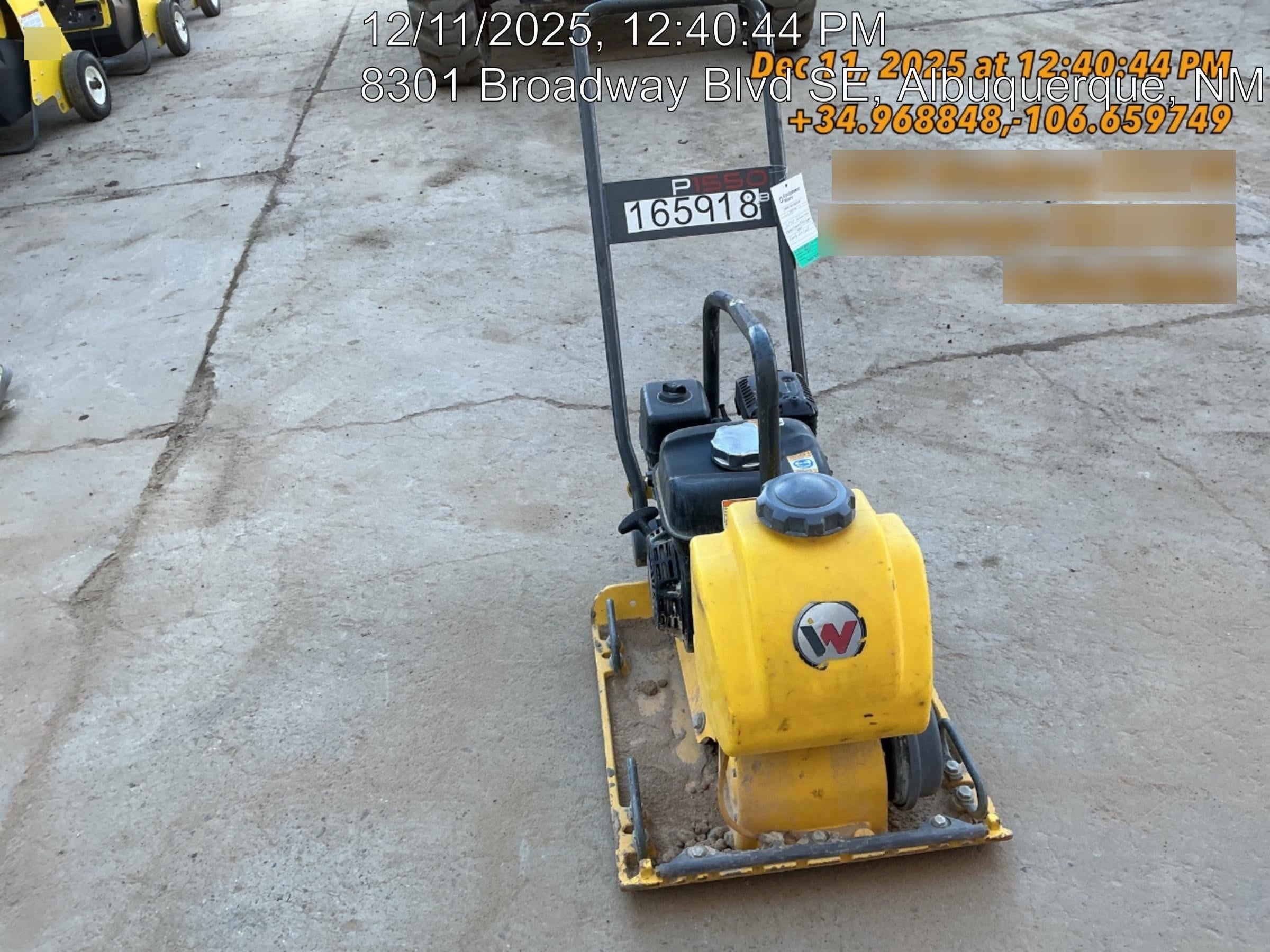 2021 WACKER NEUSON VP1550AW