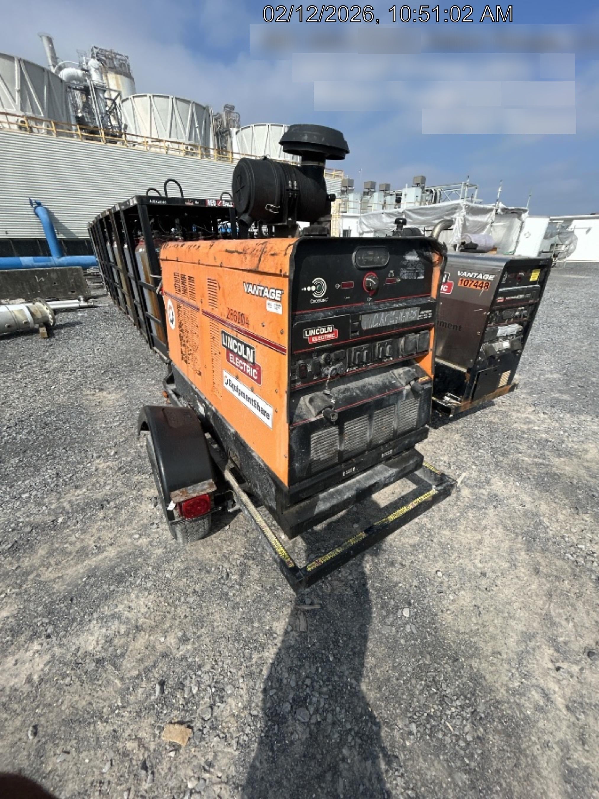 2022 Lincoln Electric Vantage 549X Crosslink Technology, Trailer Mounted, ES Decals, T3