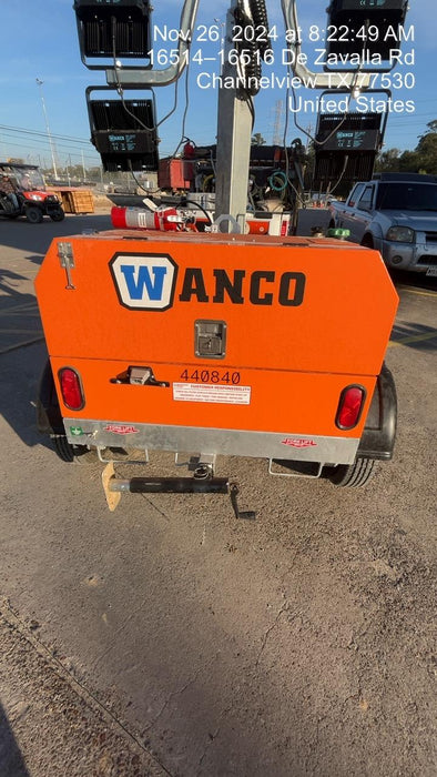 2024 Wanco WLTT-4MM4K Diesel, Deep Sea Controller, Shore Power Plug, Auto Start, (4) 350W LED Floodlights, 4kW Generator, 60 Gal Fuel Tank, 2" Ball, T3