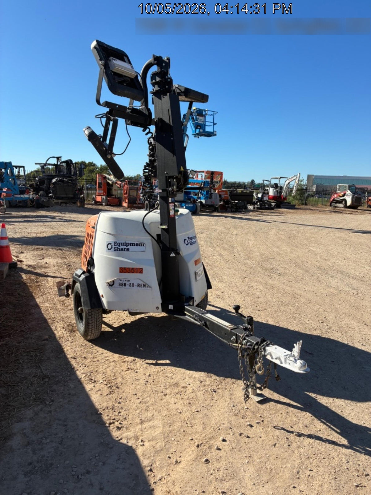 2023 Generac MLT2 Diesel, Flex Switch 120V Input, Powerzone Controller, (4) 320W LED Lights, 4kW Generator, 39.9 Gal Fuel Tank, 2" Ball, T3