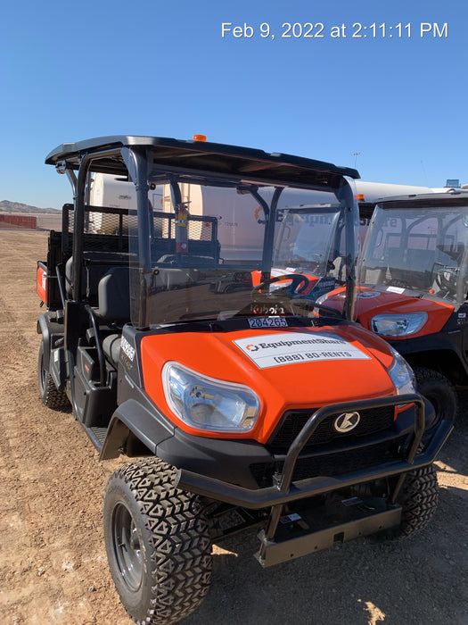 2022 Kubota RTV-X1140W-H Plastic Canopy, Windshield Acrylic Clear, LED Strobe Light, Wire Harness Kit, Back up Alarm