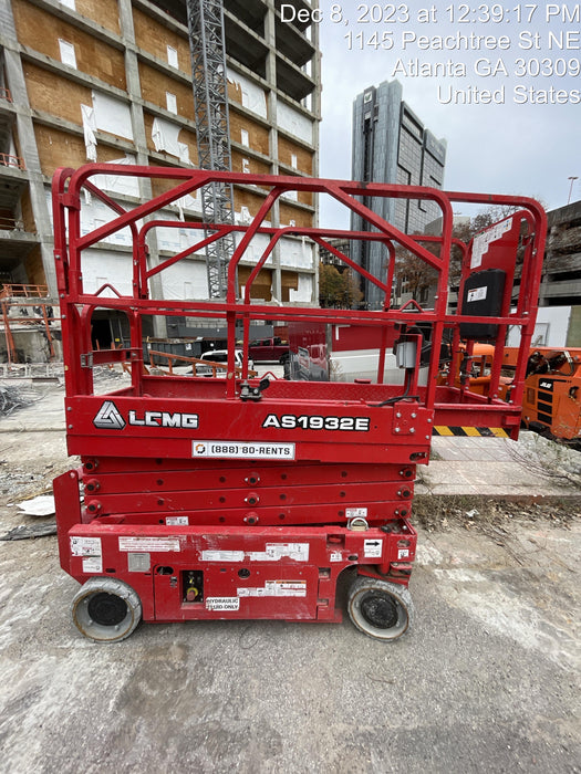 2021 Lgmg AS1932E Electric Drive, Solid Non Marking Tires, Dual Beacons