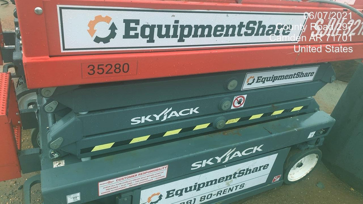 2019 Skyjack SJIII-3219 Standard Options, Trojan Batteries