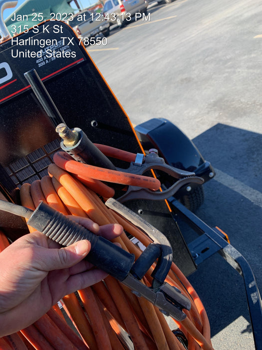 2022 Lincoln Electric LE400 Kubota V1505, Trlr, Cable Rack, Light Kit, ES Decals, T3