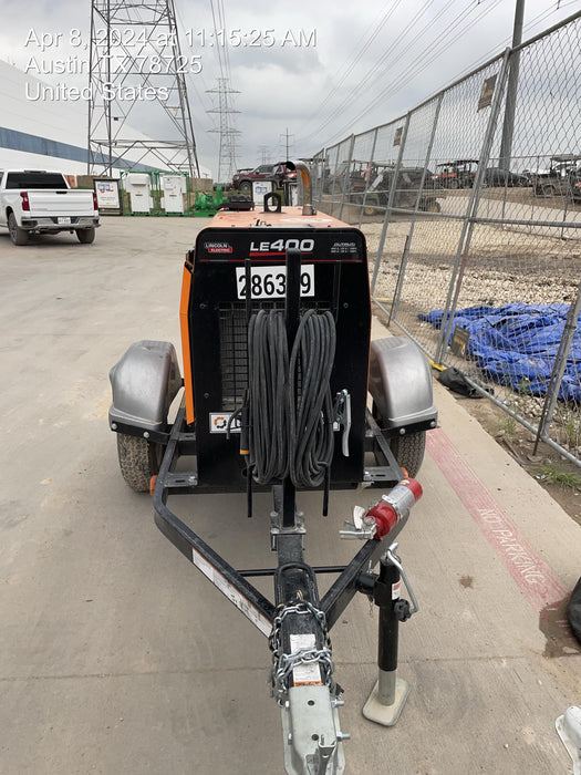 2022 Lincoln Electric LE400 Kubota V1505, Trlr, Cable Rack, Light Kit, ES Decals, T3