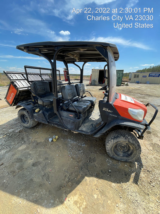 2021 Kubota RTV-X1140W-H Plastic Canopy, Windshield Acrylic Clear, LED Strobe Light, Wire Harness Kit, Back up Alarm