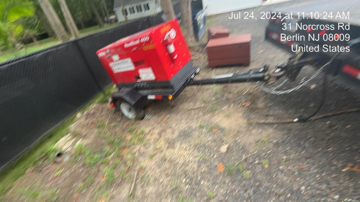 2022 Shindaiwa DGW400MDL Kubota D902 Engine, 23 HP, Dual Op Welder, Wire, Arc, Droop Stick, Tig, and CC Stick Functionality, Simulphase, 3 Phase and 1 Phase Gen Output, Single Axle NB Trlr, Slr Trckl Chrg 12V 12W, Fire Ext