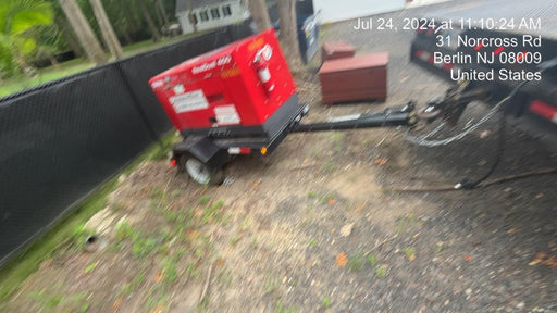 2022 Shindaiwa DGW400MDL Kubota D902 Engine, 23 HP, Dual Op Welder, Wire, Arc, Droop Stick, Tig, and CC Stick Functionality, Simulphase, 3 Phase and 1 Phase Gen Output, Single Axle NB Trlr, Slr Trckl Chrg 12V 12W, Fire Ext