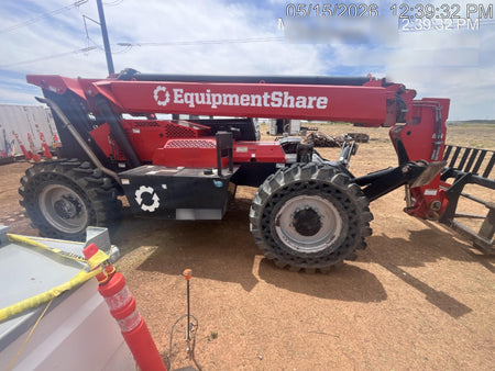 2020 Manitou MTA10055 Cab/Heat/Air, 120 HP, Solid Tires, Work Lights, Lift Hook, Auxiliary Hydraulics w/66" Carriage and 60" Forks
