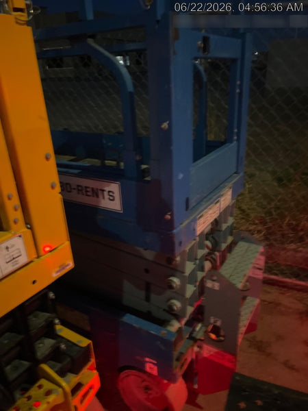 2020 Genie GS-1930 Solid Non Marking Tires, Beacon, Folding rails with half height swing gate, 800W Inverter