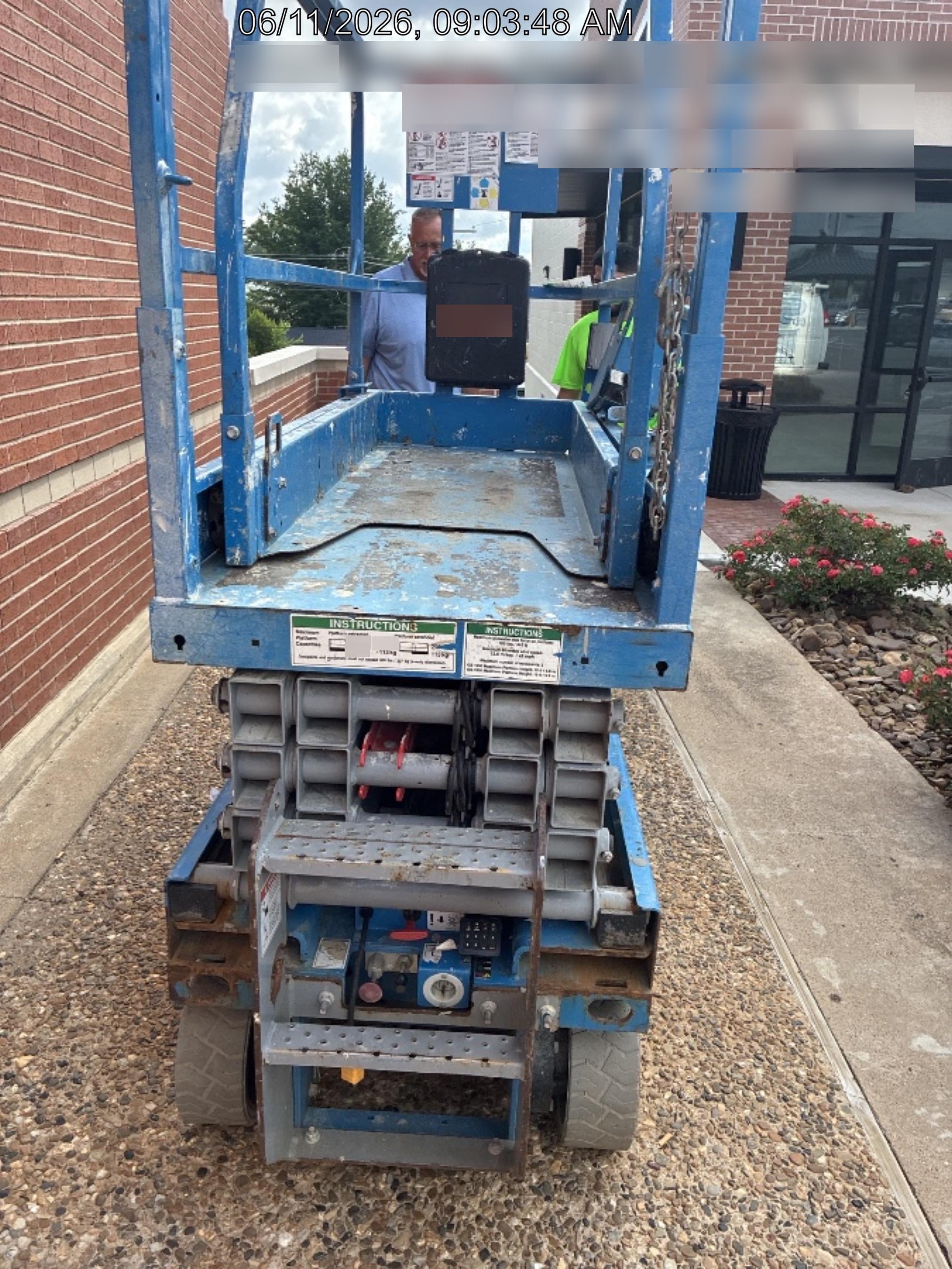2019 Genie GS-1930 Fixed Rails with Chain Entry