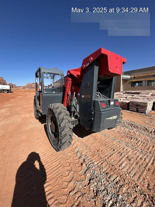 2019 Manitou MTA8044 MTA 8044 - 74 HP T4, Canopy, Worklights/Strobe, Beacon, 66" Carriage, 48" Forks, Solid Tires, Lift Hook, Aux Hydraulics