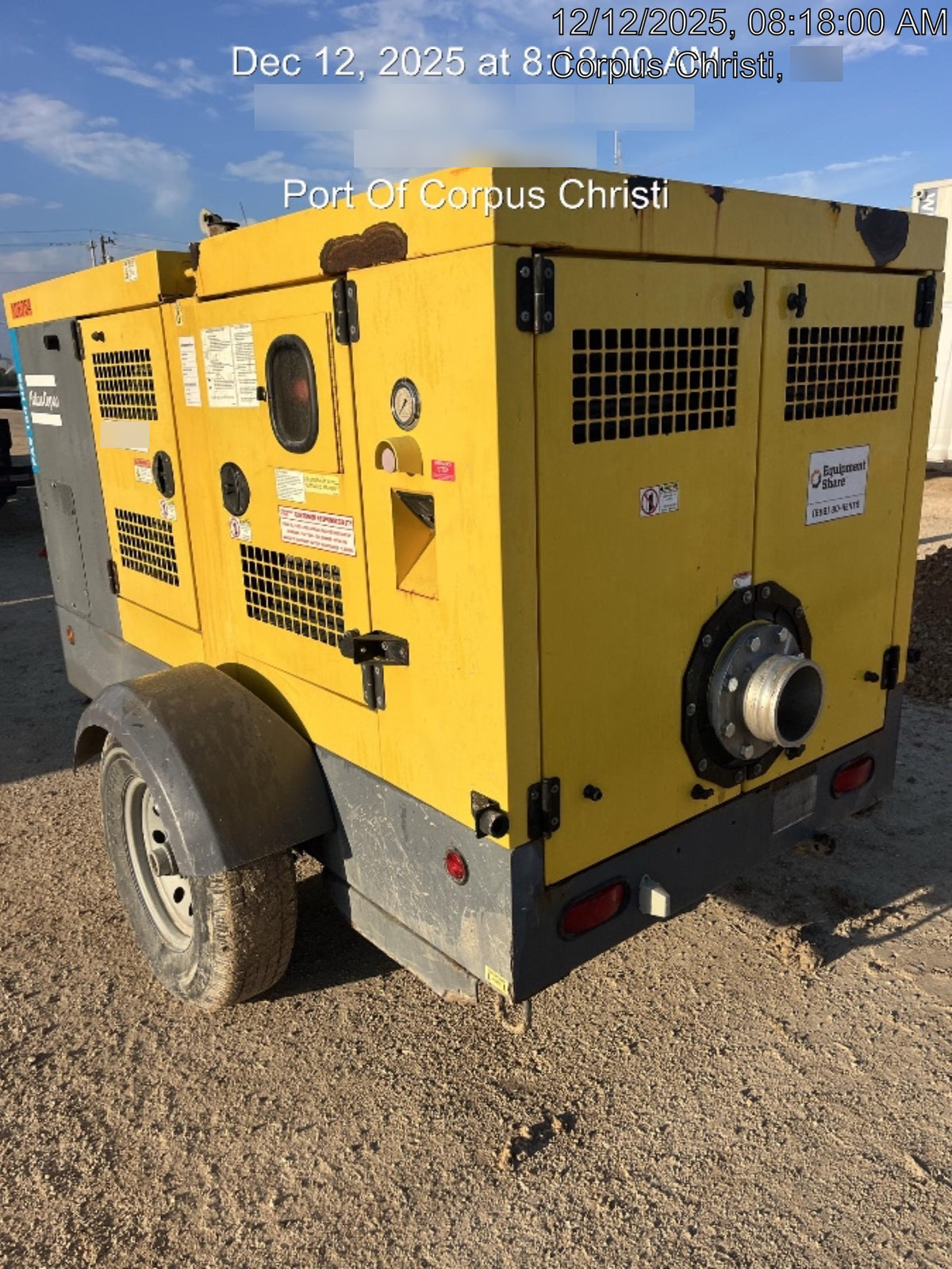 2020 ATLAS COPCO PAS 150 HF CS Enclosed
