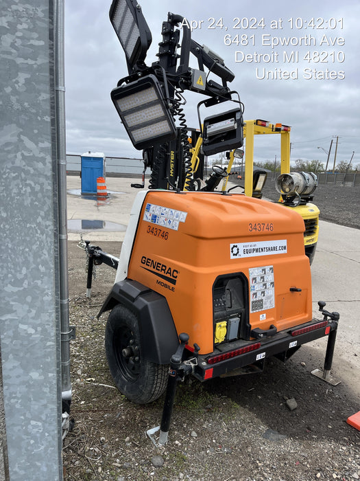 2023 Generac MLT2 Diesel, Flex Switch 120V Input, Powerzone Controller, (4) 320W LED Lights, 4kW Generator, 39.9 Gal Fuel Tank, 2" Ball, T3