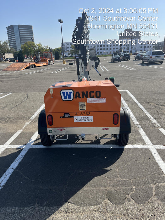 2024 Wanco WLTT-4MM4K Diesel, Deep Sea Controller, Shore Power Plug, Auto Start, (4) 350W LED Floodlights, 4kW Generator, 60 Gal Fuel Tank, 2" Ball, T3