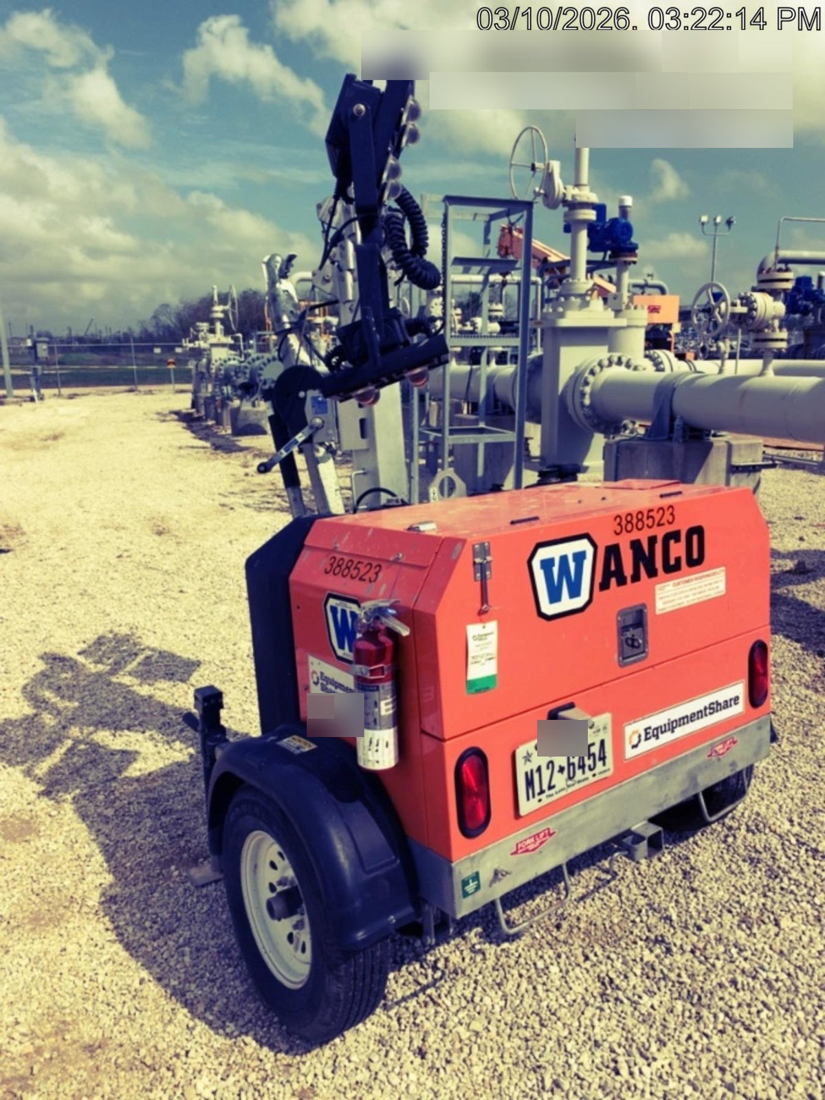 2024 Wanco WLTT-4MM4K Diesel, Deep Sea Controller, Shore Power Plug, Auto Start, (4) 350W LED Floodlights, 4kW Generator, 60 Gal Fuel Tank, 2" Ball, T3