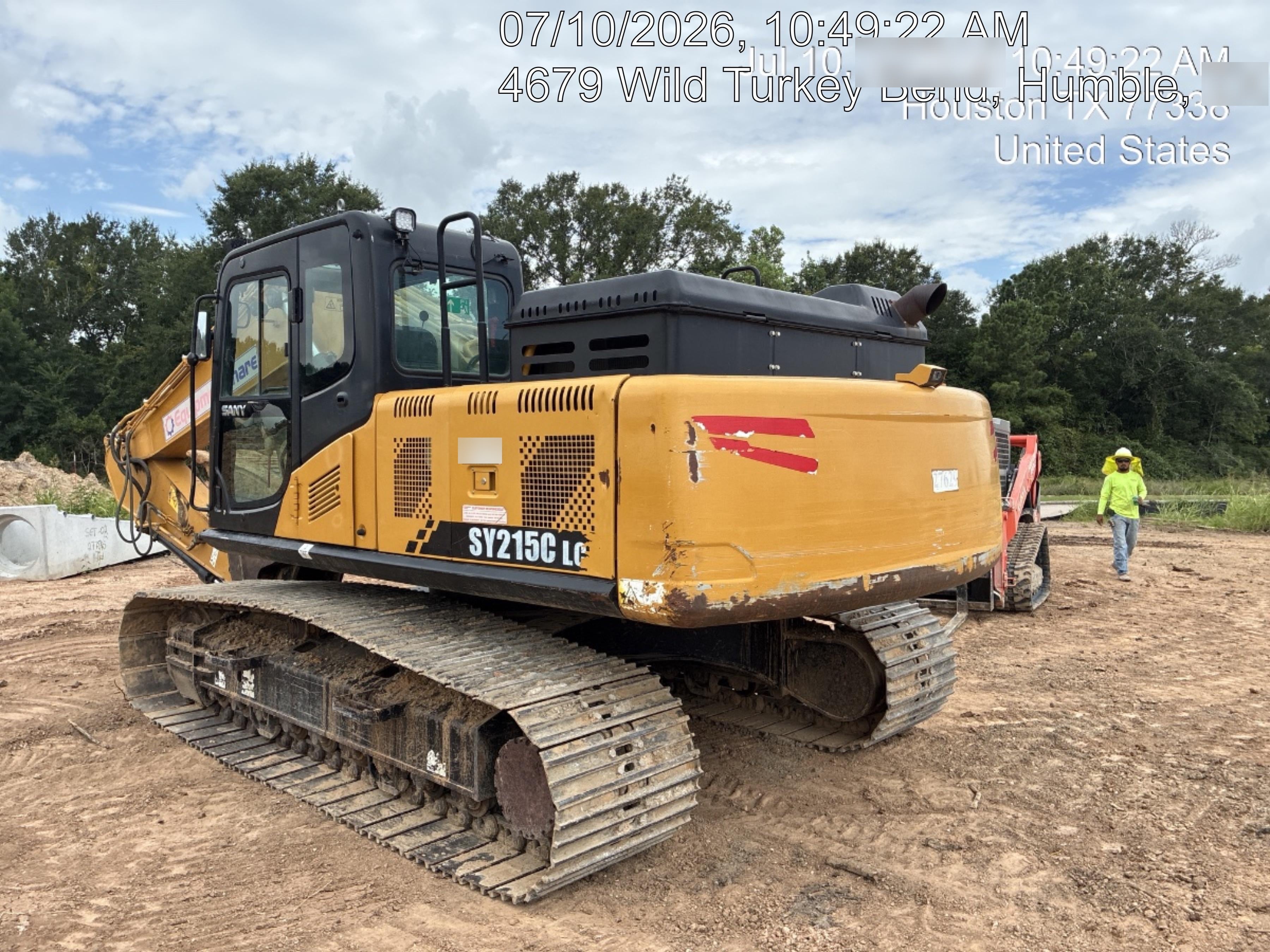 Sany SY215 SY215 Tier 4 - Cab, Hydraulic QC,  Buckets: 48" , Hydraulic Hammer 4,000 lb impact class