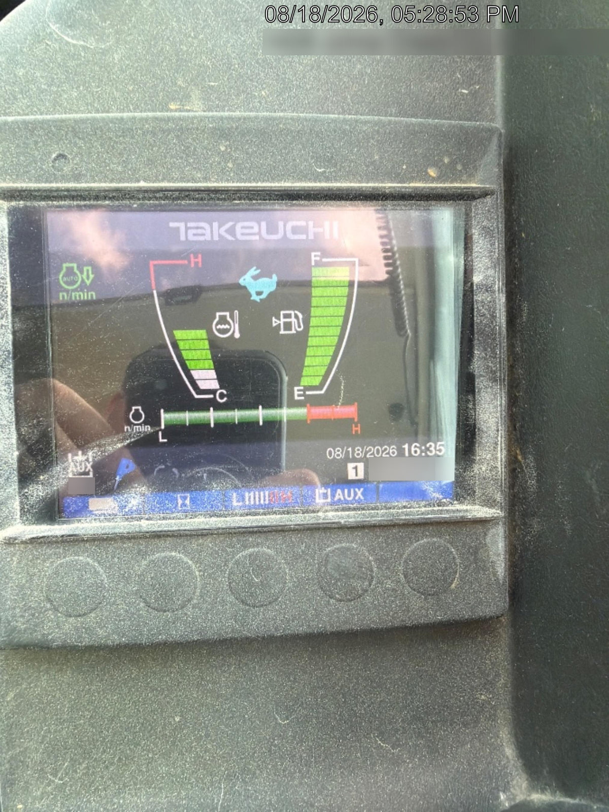 2022 Takeuchi TB250-2C Cab/Heat/Air, Rubber Tracks, Manual QC