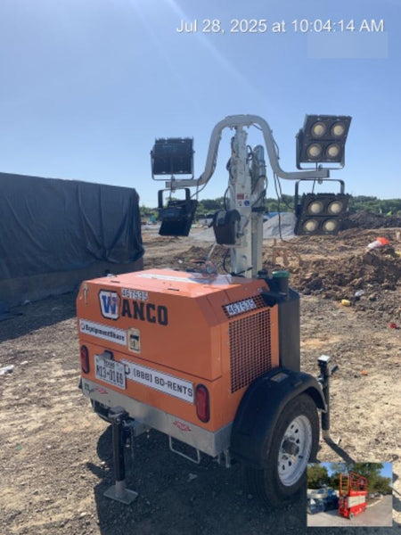2024 Wanco WLTT-4MM4K Diesel, Deep Sea Controller, Shore Power Plug, Auto Start, (4) 350W LED Floodlights, 4kW Generator, 60 Gal Fuel Tank, 2" Ball, T3