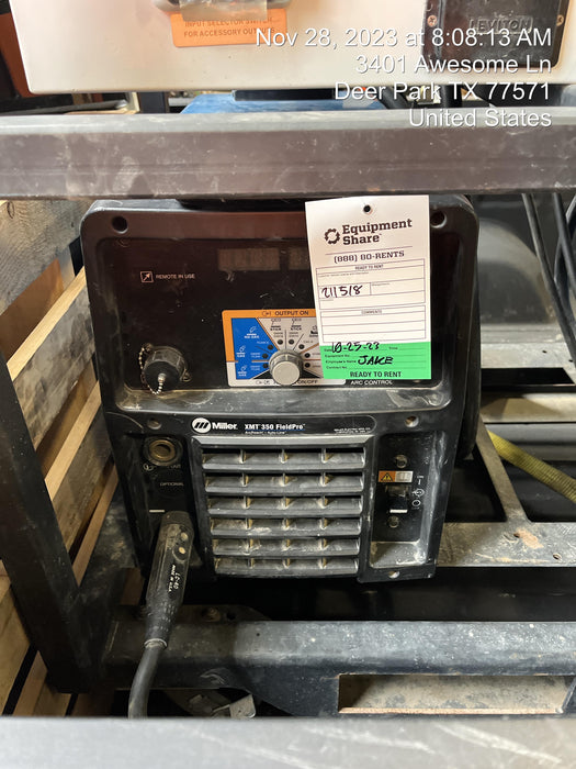 2021 MILLER ELECTRIC XMT 350