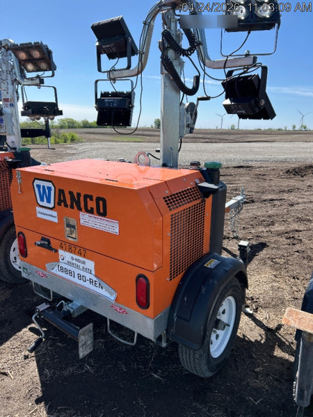 2024 Wanco WLTT-4MM4K Diesel, Deep Sea Controller, Shore Power Plug, Auto Start, (4) 350W LED Floodlights, 4kW Generator, 60 Gal Fuel Tank, 2" Ball, T3