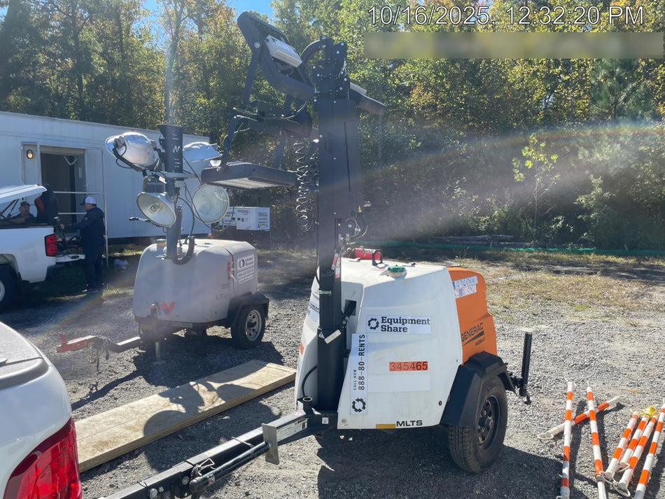 2023 Generac MLT2 Diesel, Flex Switch 120V Input, Powerzone Controller, (4) 320W LED Lights, 4kW Generator, 39.9 Gal Fuel Tank, 2" Ball, T3