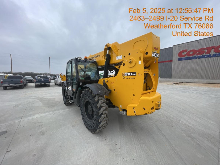 2024 JCB 510-56 74Hp Dsl, Cab/Heat/Air, Sld Tires, LED WL, Bcn, L Hook, T3 + Access Control