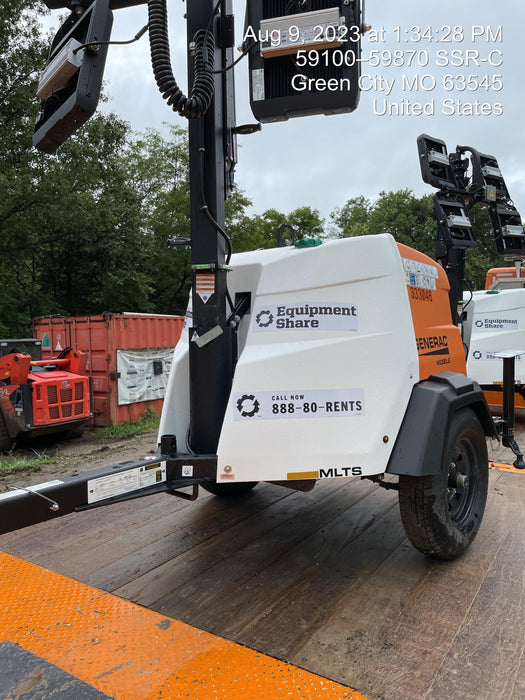 2023 Generac MLT2 Diesel, Flex Switch 120V Input, Powerzone Controller, (4) 320W LED Lights, 4kW Generator, 39.9 Gal Fuel Tank, 2" Ball, T3