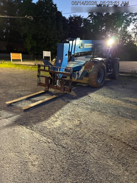 2018 Genie GTH-1056 Genie GTH-1056 w/ROPS, Work Lights, Solid Tires, RH Cab Mesh, Beacon, 60" Carriage and Forks