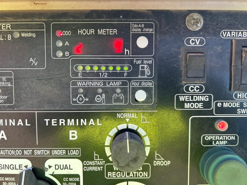 2020 Multiquip DLW400ESA4 400 amp Welder, 14kW, 120/240V, T4F Kubota, Trailer