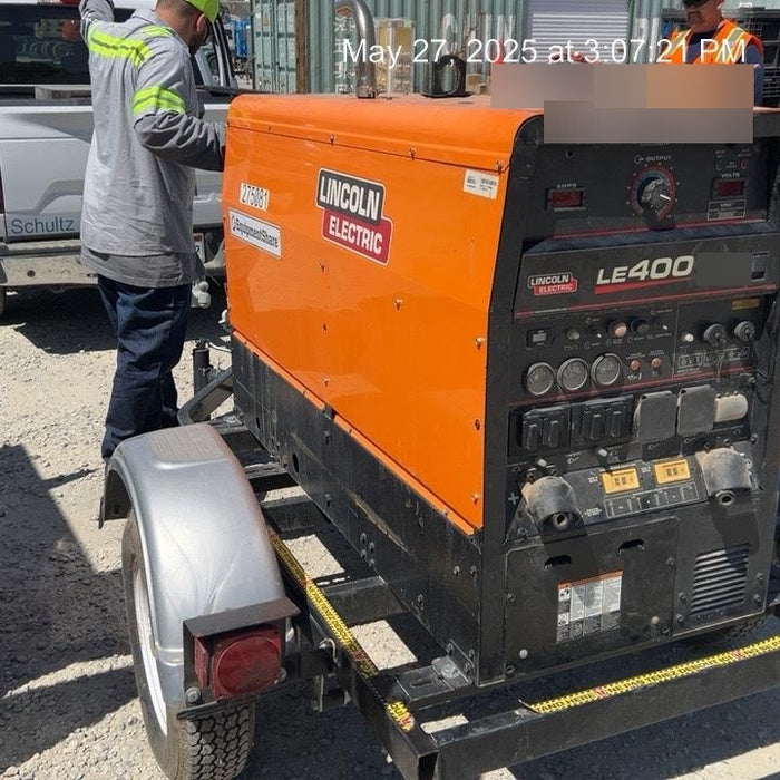 2022 Lincoln Electric LE400 Kubota V1505, Trlr, Cable Rack, Light Kit, ES Decals, T3