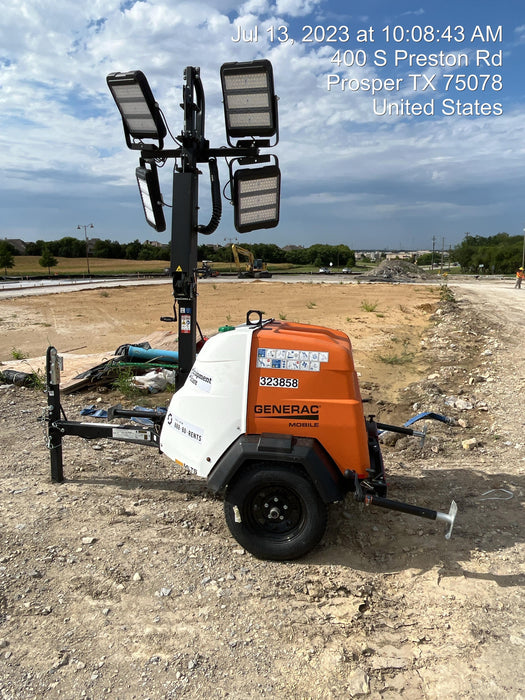 2023 Generac MLT2 Diesel, Flex Switch 120V Input, Powerzone Controller, (4) 320W LED Lights, 4kW Generator, 39.9 Gal Fuel Tank, 2" Ball, T3