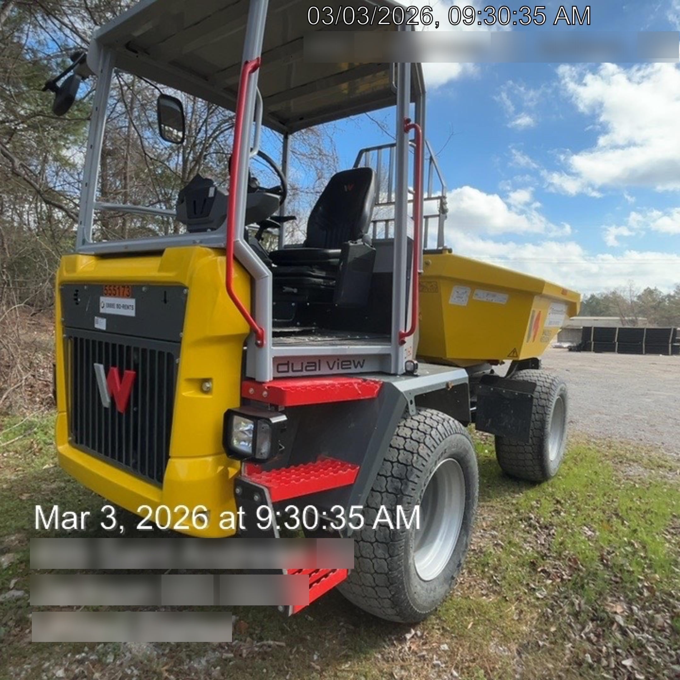 2025 WACKER NEUSON DV603 Canopy Turf Tires