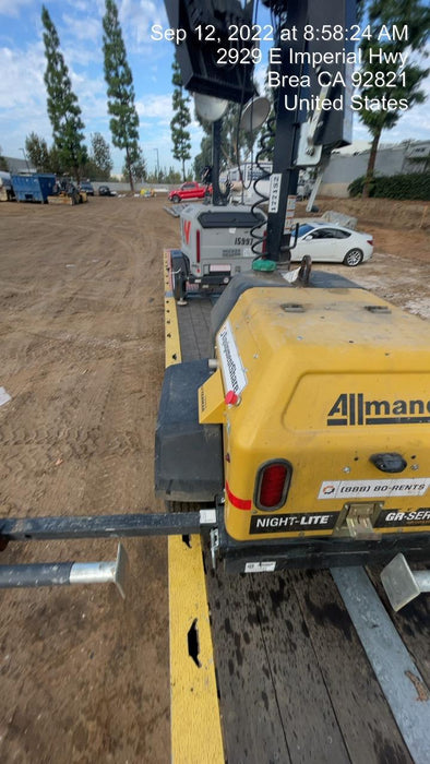 Allmand NLV3GR 3kW Light Plant - LED